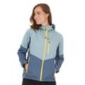 Softshelljacke WHISTLER "Rosea", Damen, Gr. 38, blau (hellblau, blau), 100% Polyester, mehrfarbig, casual, normal, ohne Ausschnitt, Langarm, Jacken, aus wind- und wasserdichtem Funktionsmaterial