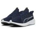 Laufschuh PUMA "SOFTRIDE Carson Laufschuhe Erwachsene", Gr. 42, club navy weiß schwarz blau, Obermaterial: Textil, Synthetik; Futter: Textil; Innensohle: Textil; Laufsohle: Gummi, Schuhe