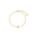 Glamorous Heart Bracelet 14K Gold Plated