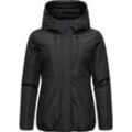 Winterjacke RAGWEAR "Sunniva" Gr. L (40), schwarz, Damen, Obermaterial: 100% Polyester; Futter: 100% Polyester; Wattierung 100% Polyester, Jacken, wasserdichte Winter Damen Jacke mit Teddyfell-Innenfutter