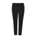 Jogginghose HAJO "Jogginghose", Damen, Gr. XXXL, N-Gr, schwarz, Obermaterial: 62% Baumwolle CO. 38% Polyester PES., Hosen