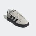 Sneaker ADIDAS SPORTSWEAR "GRAND COURT ALPHA", Gr. 40, grau one, core schwarz, core schwarz, Leder, Synthetik, sportlich, Schuhe, Design inspiriert vom adidas Campus 00