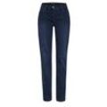 Straight-Jeans TONI "Perfect Shape Straight", Damen, Gr. 38, N-Gr, blau (dunkelblau used), Denim/Jeans, Obermaterial: 44% Lyocell, 30% Baumwolle, 23% Polyester, 3% Elasthan, casual, straight fit, Jeans