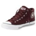 Sneaker CONVERSE "CHUCK TAYLOR ALL STAR MALDEN STREET" Gr. 42, bloodstone, bloodstone, weiß, Textil, Schuhe