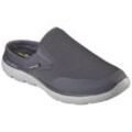 Clog SKECHERS "SUMMITS", Herren, Gr. 39, grau, Textil, sportlich, Schuhe Sommerschuh, Sommerschuh, Schlappen, Urlaub, im sportiven Look