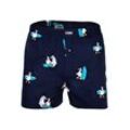 Boxershorts HAPPY SHORTS "Web-Boxershorts 1er Pack", Herren, Gr. S, surfing seagull, Obermaterial: 100% Baumwolle CO., Unterhosen