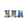 Socken UNITED ODDSOCKS "Socken 3er Pack", Kinder, Gr. 27, mini mashers, Obermaterial: 76% Baumwolle CO. 23% Polyamid PA. 1% Elasthan EL., Socken