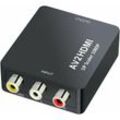 Mini-AV-auf-HDMI-Audio-Video-Konverter-Adapter für Kamera, XBox 360, PS1, PS2, wii, N64, Gamecube, snes, nes, psp, DVD-Player, vhs