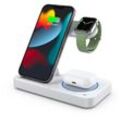 3-in-1-Induktions-Wireless-Ladegerät, kompatibel mit iPhone 14 13 12 11 Pro Max/Plus/XR XS X und iwatch faltbare Schnellladestation, kompatibel mit