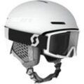 SCOTT Track Plus Helmet + Factor Pro Goggle Combo - Uni., white (L (59-61cm))