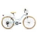 KS Cycling Kinderfahrrad 24'' Toscana weiß 6 Gänge