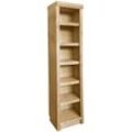 Bücherregal HOME AFFAIRE "Soeren", beige (gelaugt, geölt), H:185cm, Regale, aus massiver Kiefer, in 2 Höhen, Tiefe 29 cm, mit viel Stauraum