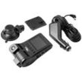 Technaxx TX-185 Dashcam Blickwinkel horizontal max.=120 ° 5 V Display, Dual-Kamera, G-Sensor, Innenraumkamera, Akku, Schleifenaufzeichnung