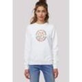 Sweatshirt F4NT4STIC "Leaves are falling Autumn is calling", Damen, Gr. L, weiß, Obermaterial: 85% Baumwolle, 15% Polyester, casual, regular fit, Rundhals, Langarm ohne Bündchen, Sweatshirts, Premium Qualität