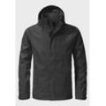 Outdoorjacke SCHÖFFEL "Jacket Gmund M", Herren, Gr. 46, schwarz (9990, schwarz), Oberstoff: Aussenseite: 100% Polyester; (Membran: Polyurethan); Futter Rumpf oben: 100% Polyester, sportlich, regular fit, hoch geschlossener Ausschnitt, Langarm, Jacken