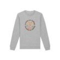 Sweatshirt F4NT4STIC "Leaves are falling Autumn is calling", Damen, Gr. L, grau (erdgrau), Obermaterial: 85% Baumwolle, 15% Polyester, casual, regular fit, Rundhals, Langarm ohne Bündchen, Sweatshirts, Premium Qualität