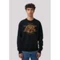 Sweatshirt F4NT4STIC "AC/DC Rock Musik Band High Voltage Logo Distressed" Gr. L, schwarz, Herren, Obermaterial: 85% Baumwolle, 15% Polyester, Sweatshirts, Premium Qualität