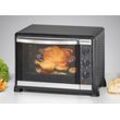 ROMMELSBACHER Minibackofen "BG 1550 Back/Grill-Ofen", schwarz, B:48,5cm H:34cm T:38cm, Minibacköfen