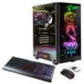 HYRICAN PC "Multimedia-PC Rockstar 7384", Windows 11, Computer, schwarz, Microsoft Windows 11 Home (64 Bit), 16 GB RAM 1000 GB SSD