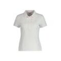 Poloshirt GANT "Poloshirt CONTRAST COLLAR PIQUE POLO 1er Pack" Gr. M, weiß, Damen, Obermaterial: 96% Baumwolle CO. 4% Elasthan EL., Shirts