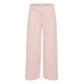 Stoffhose ICHI "Stoffhose IHKate" Gr. L, N-Gr, rosa (rose smoke), Damen, Obermaterial: 74% Polyester PES. 22% Viskose LENZING ECOVERO CV LenzEcov. 4% Elasthan EL., Hosen