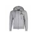 Sweater REPLAY "Sweatjacke", Herren, Gr. L, grau, Obermaterial: 100% Baumwolle CO., Sweatshirts