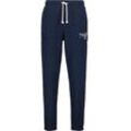 Jogginghose SERGIO TACCHINI "ORESTE JOGGER Herren" Gr. L, EURO-Größen, blau (maritime blau), Herren, 80% BAUMWOLLE, 20% POLYESTER, Hosen, Trainingshose Herren, Jogginghose, Fleece, Sporthose, Streetwear, Sale