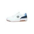 Sneaker SERGIO TACCHINI "MILANO REFRESH Herren", Herren, Gr. 42, Normalschaft, weiß (sanftes weiß, navy, blau), Polyurethan, Schuhe, Sneaker Herren, Sneakers, Sportschuhe, Laufschuhe Retro, Outdoor, Sale