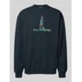 Regular Fit Sweatshirt mit Rundhalsausschnitt Modell 'HUNT'