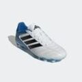 Fußballschuh ADIDAS PERFORMANCE "COPA GLORO 2 SHORT TONGUE MG", Gr. 42, cloud weiß, core schwarz, bright royal, Synthetik, Leder, sportlich, Schuhe