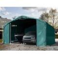 6x6m Zeltgarage, PVC-Plane, dunkelgrün, ohne Statik - (99487)