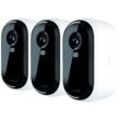 ARLO ESSENTIAL2 2K OUTDOOR CAMERA 3-PACK VMC3350-100EUS WLAN IP-Überwachungskamera-Set mit 3 Kameras 2688 x 1520 Pixel