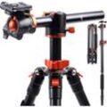 K&F Concept Tripod SA254T2 185cm mit Monopod & Arm