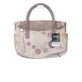 Desigual Damen Handtasche, beige, Gr.