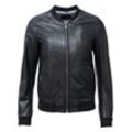 Mustang Lederjacke Damen, schwarz