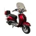 Alpha Motors Motorroller Retro Firenze Limited 50 ccm 45 km/h EURO 5 weinrot