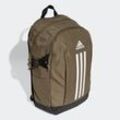 Rucksack ADIDAS PERFORMANCE "POWER VII", grün (olive strata, weiß), Rucksäcke, Damen, Obermaterial: 100% Polyester