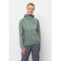 Outdoorjacke JACK WOLFSKIN "PRELIGHT 2.5L JKT W", Damen, Gr. L (42/44), grün (picnic, grün), OBERSTOFF 100% POLYAMID, Jacken