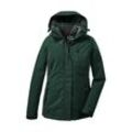 Outdoorjacke KILLTEC "KOW 140 WMN JCKT", Damen, Gr. 38, grün (dunkelgrün), 100% Polyester, sportlich, Jacken