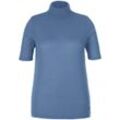 Rollkragen-Pullover Anna Aura blau