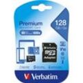 Verbatim - Micro sdxc Card Premium uhs-i 128GB Class 10 inkl. Adaptor (44085)