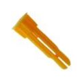 Fischer - Nylondübel pc gelb 6x27mm für Holzschrauben, 100 Stück