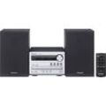 Panasonic SC-PM250EG-S Stereoanlage Bluetooth®, CD, USB, 2 x 10 W Silber