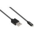 USB 2.0 Lade/-Datenkabel Good Connections, für iPhone/iPad/iPod, MFI-zertifiziert, USB-A an Lightning-Stecker, 12 W, bis 480 Mbit/s, Länge 0,5 m, schwarz