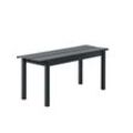 Muuto - Linear Steel Bank 110 cm, schwarz