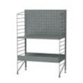 String - System Outdoor Standregal 58 x 85 x 30 cm, galvanisiert