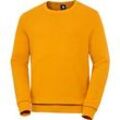 Otto Kern Ripp-Pullover Rundhals gelb 58