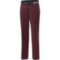 Brühl Herren Freizeithose mit Gürtel bordeaux 26