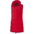 Emilia Parker Damen Steppweste lang rot 46