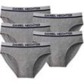 Daniel Hechter 5er Pack Herren Slips grau L